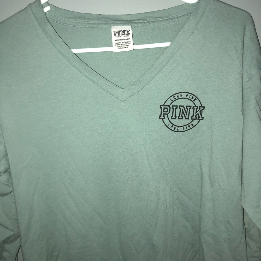 PINK long sleeve green